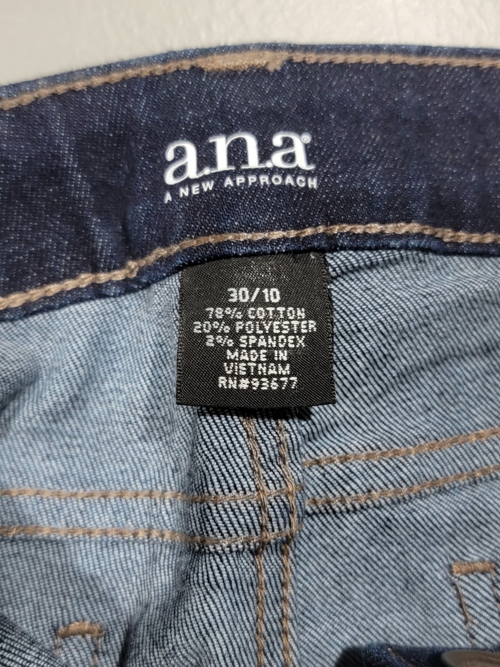 ana A New Approach Dark Blue Denim Jeans